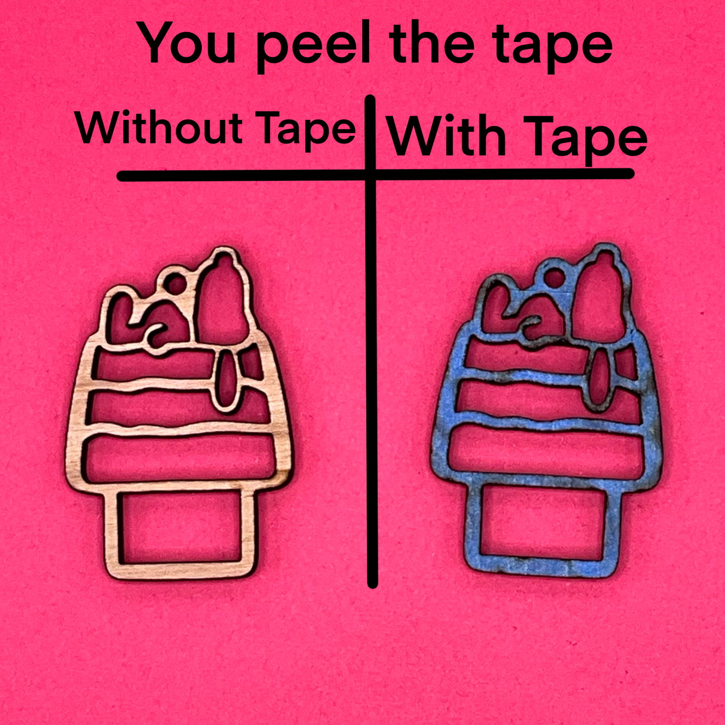 Blank Dog house wooden bezels