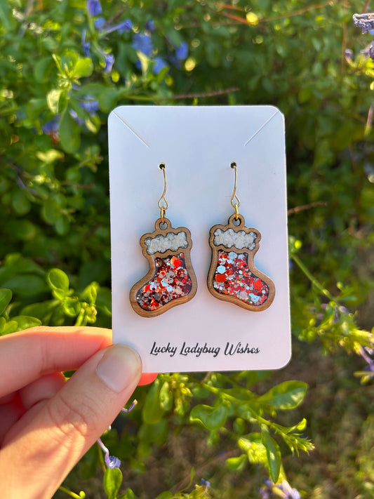 Christmas Stocking earrings