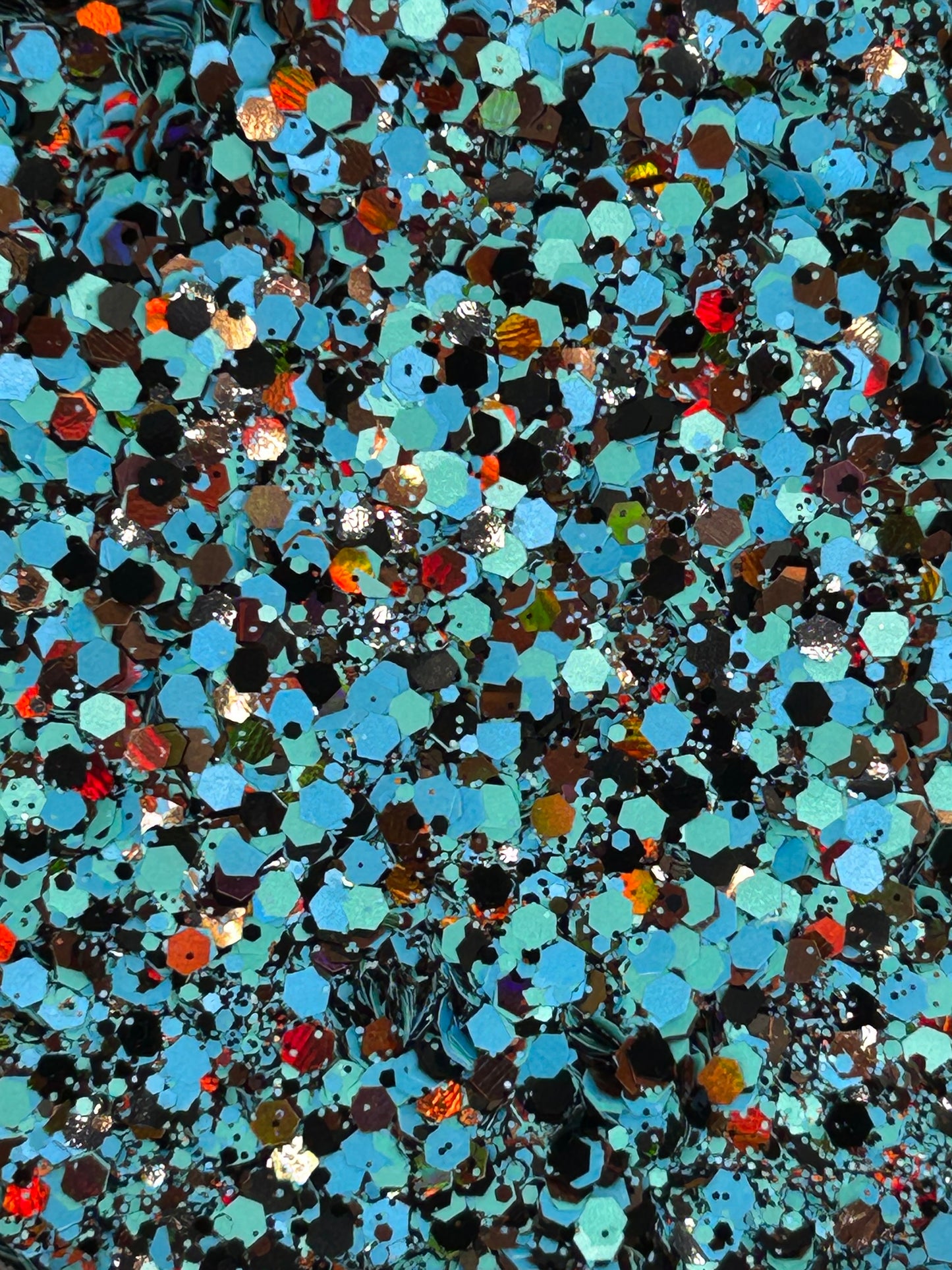 Turquoise Cowgirl glitter