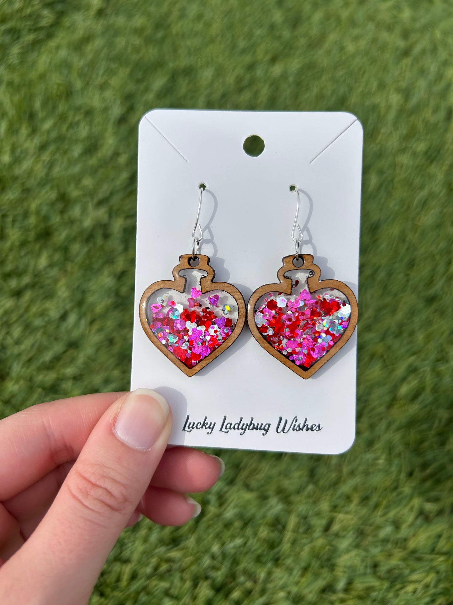 Love potion earrings