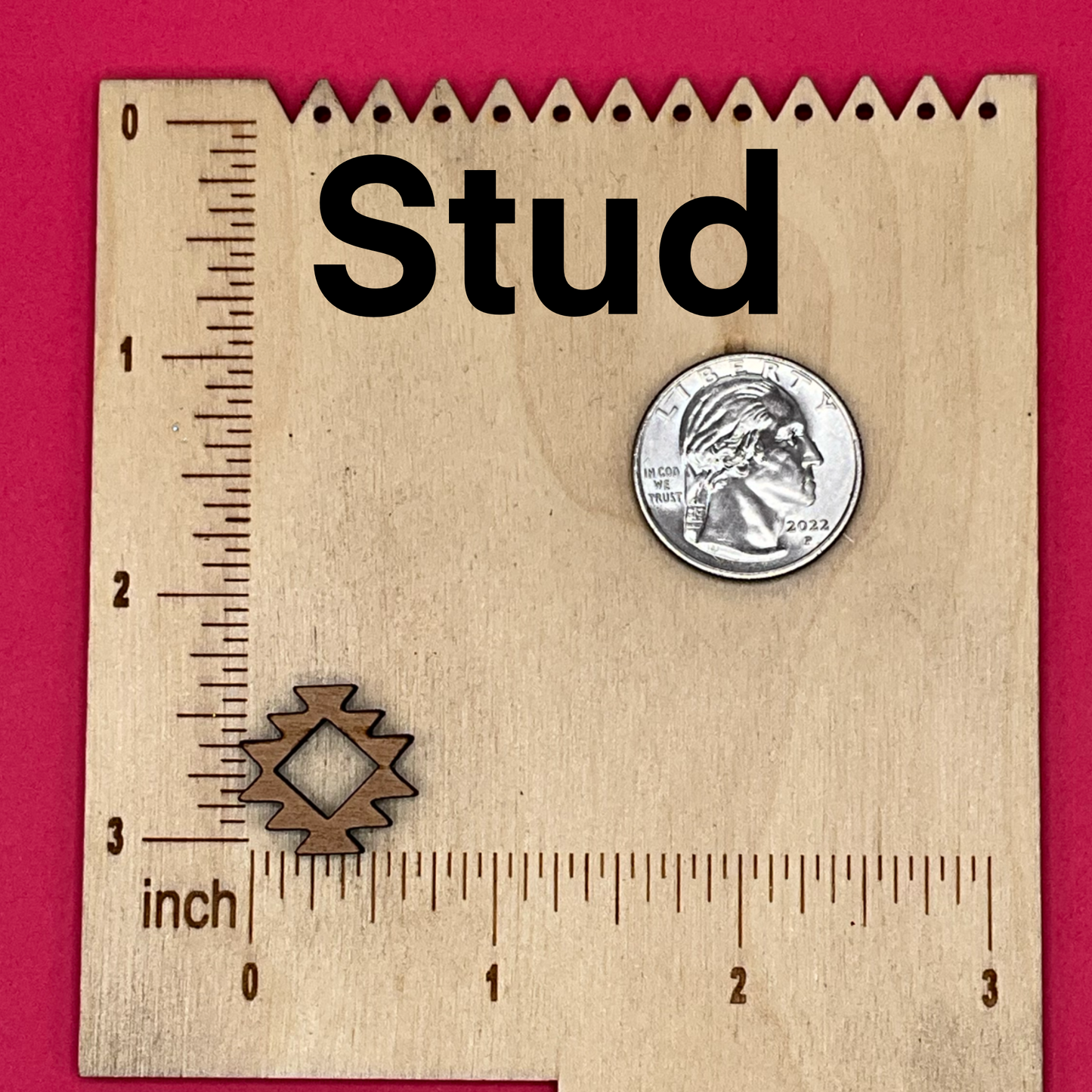 Blank aztec wooden bezels