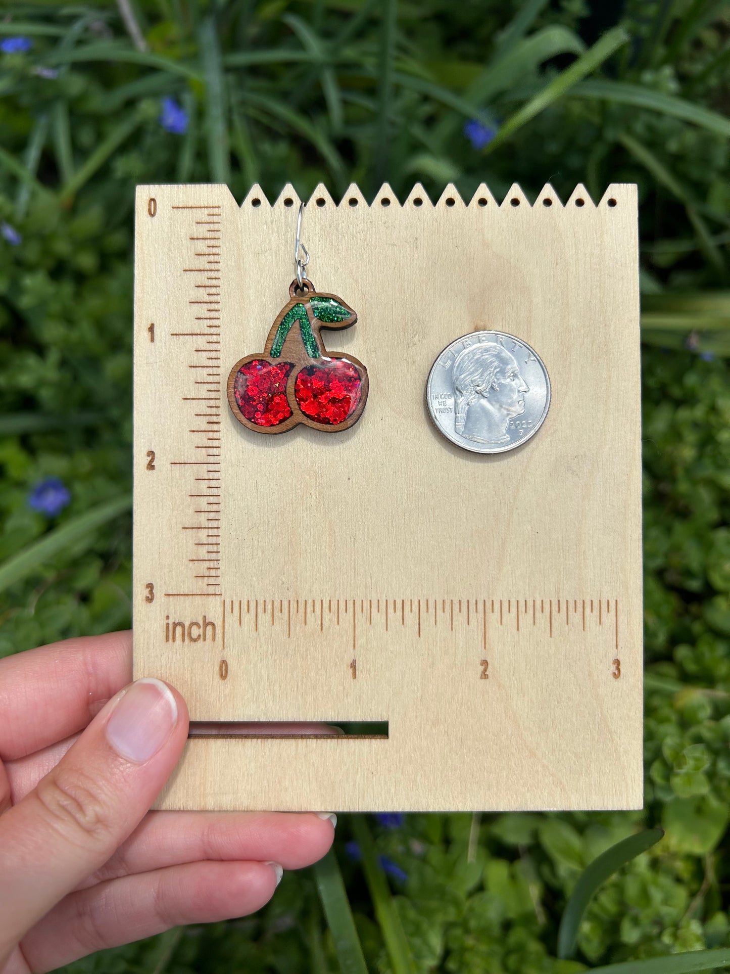 Cherry earrings
