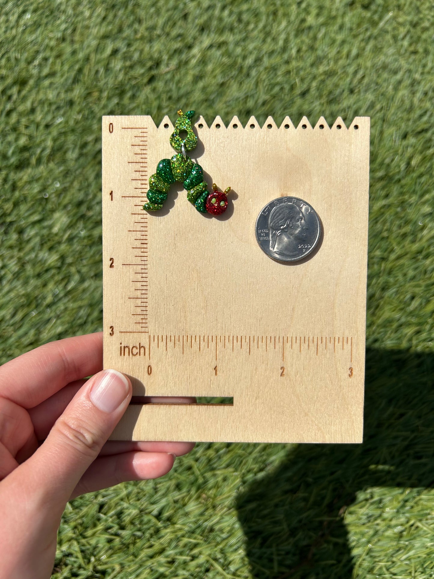 Hungry Caterpillar earrings