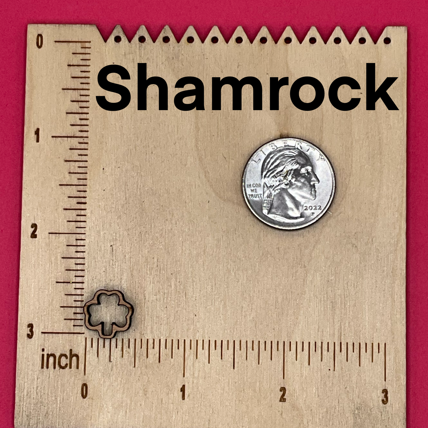 Blank St. Patrick's Day Studs wooden bezels