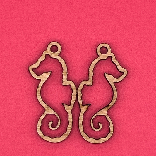 Blank Seahorse wooden bezels