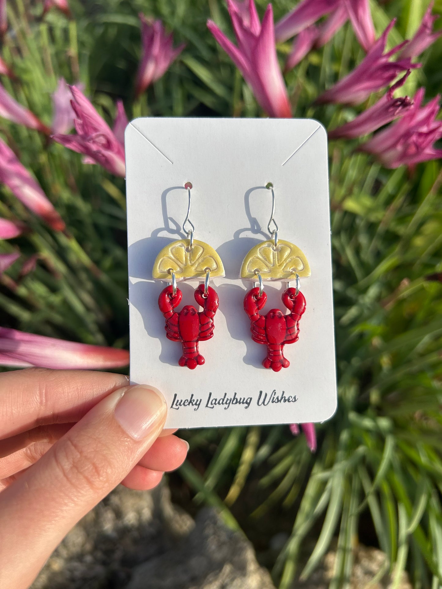 Crawfish earrings