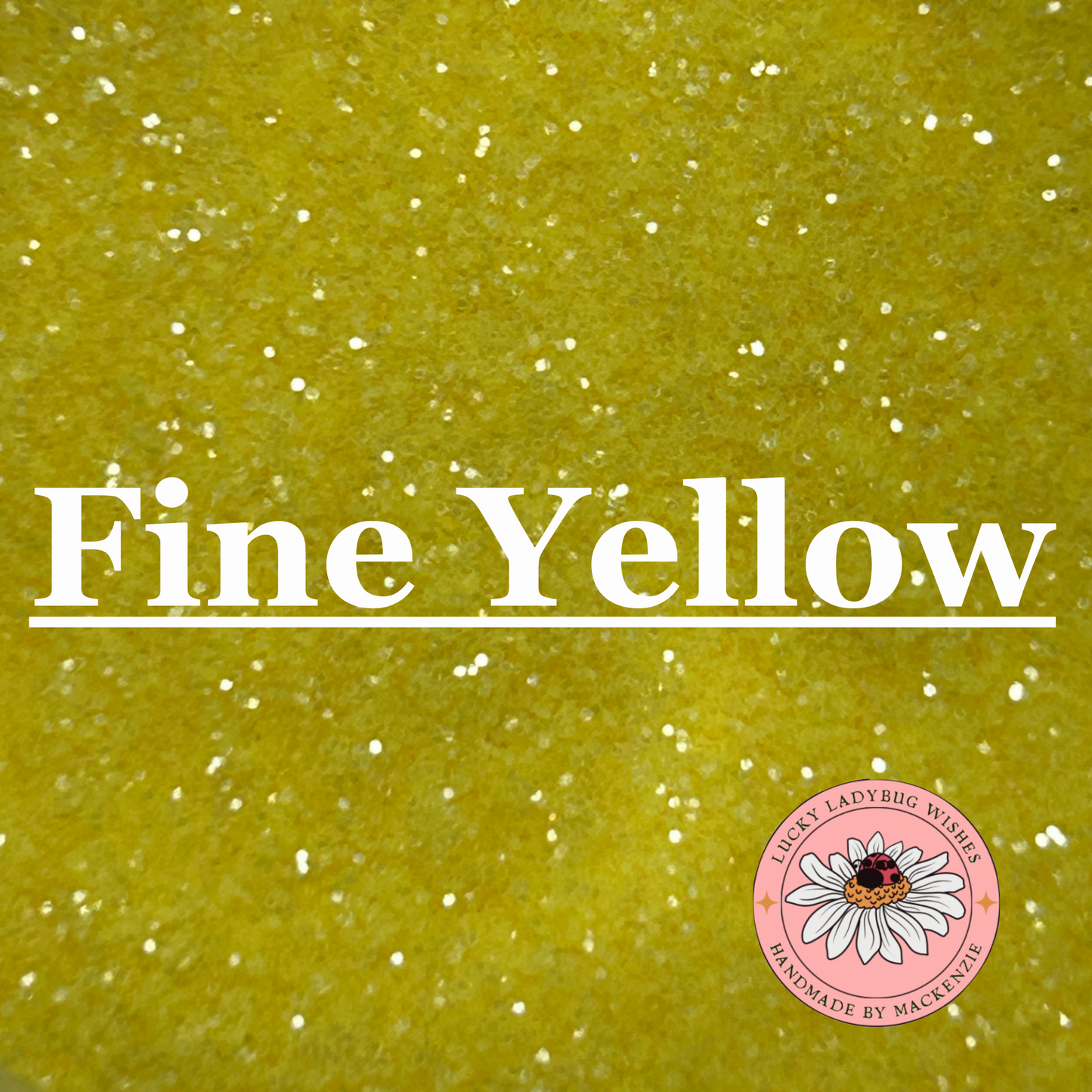 Fine Yellow Glitter