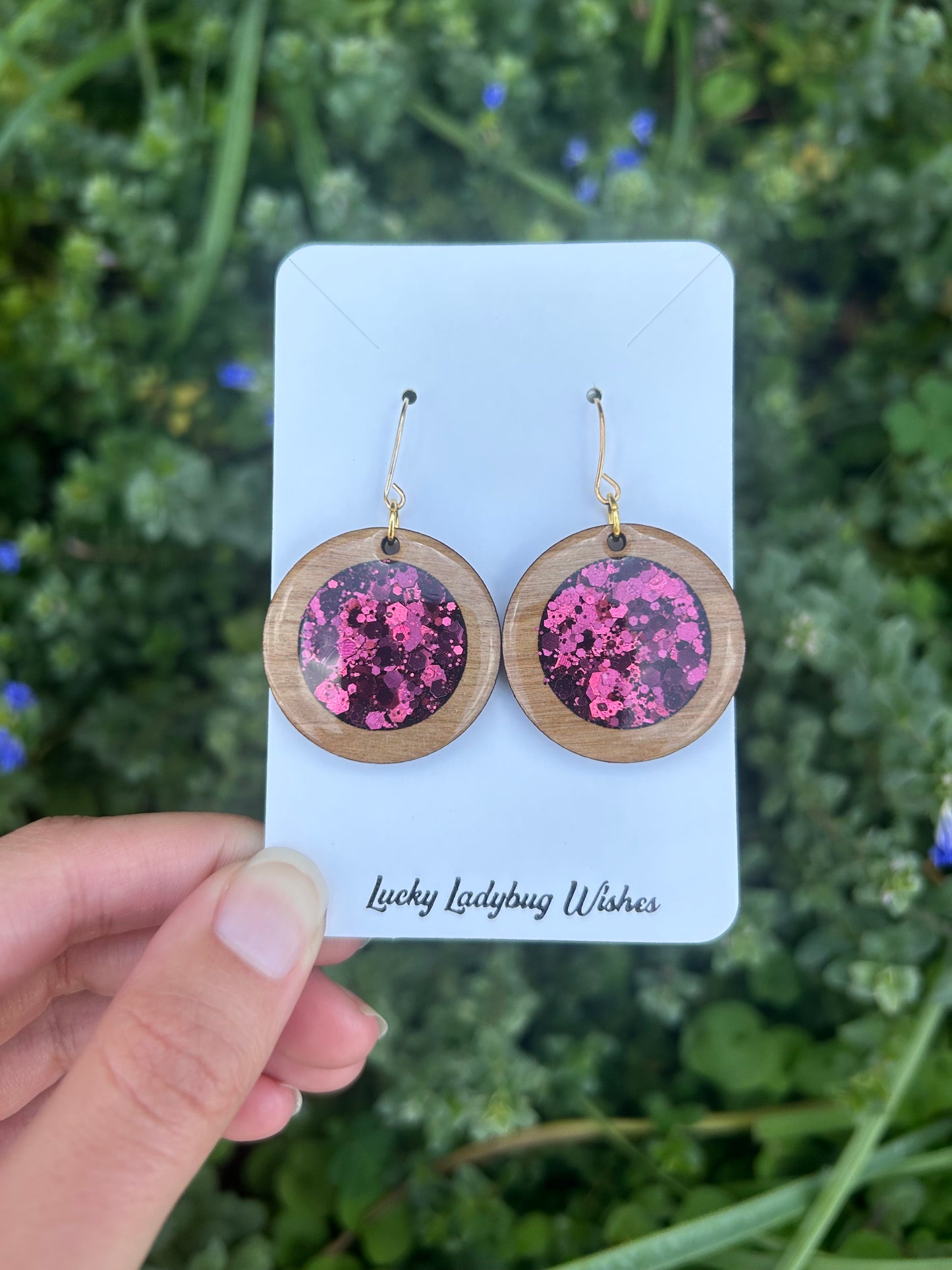 Jane wooden earrings