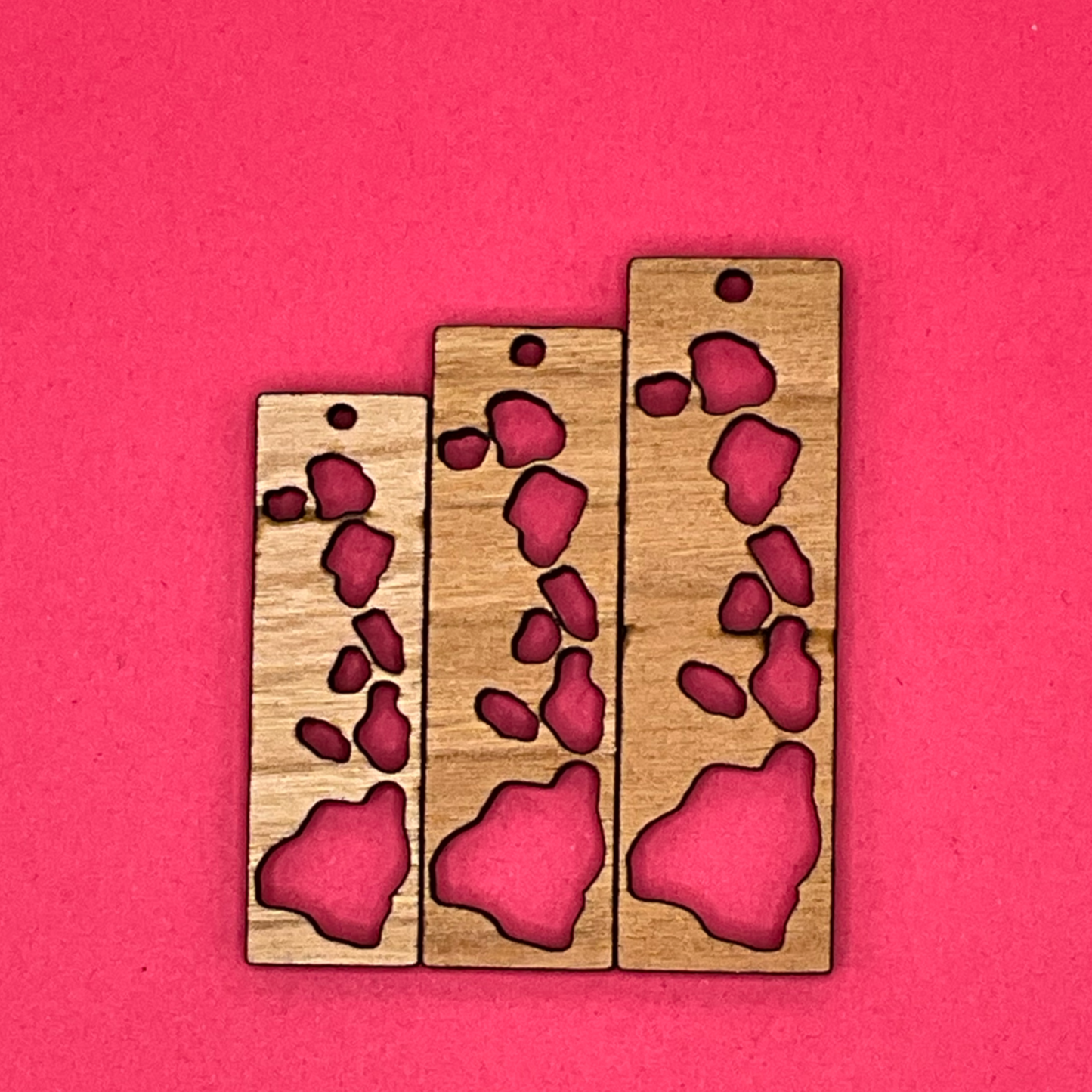 Blank Hawaii Rectangle wooden bezel