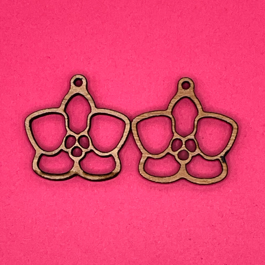 Blank Orchid wooden bezel