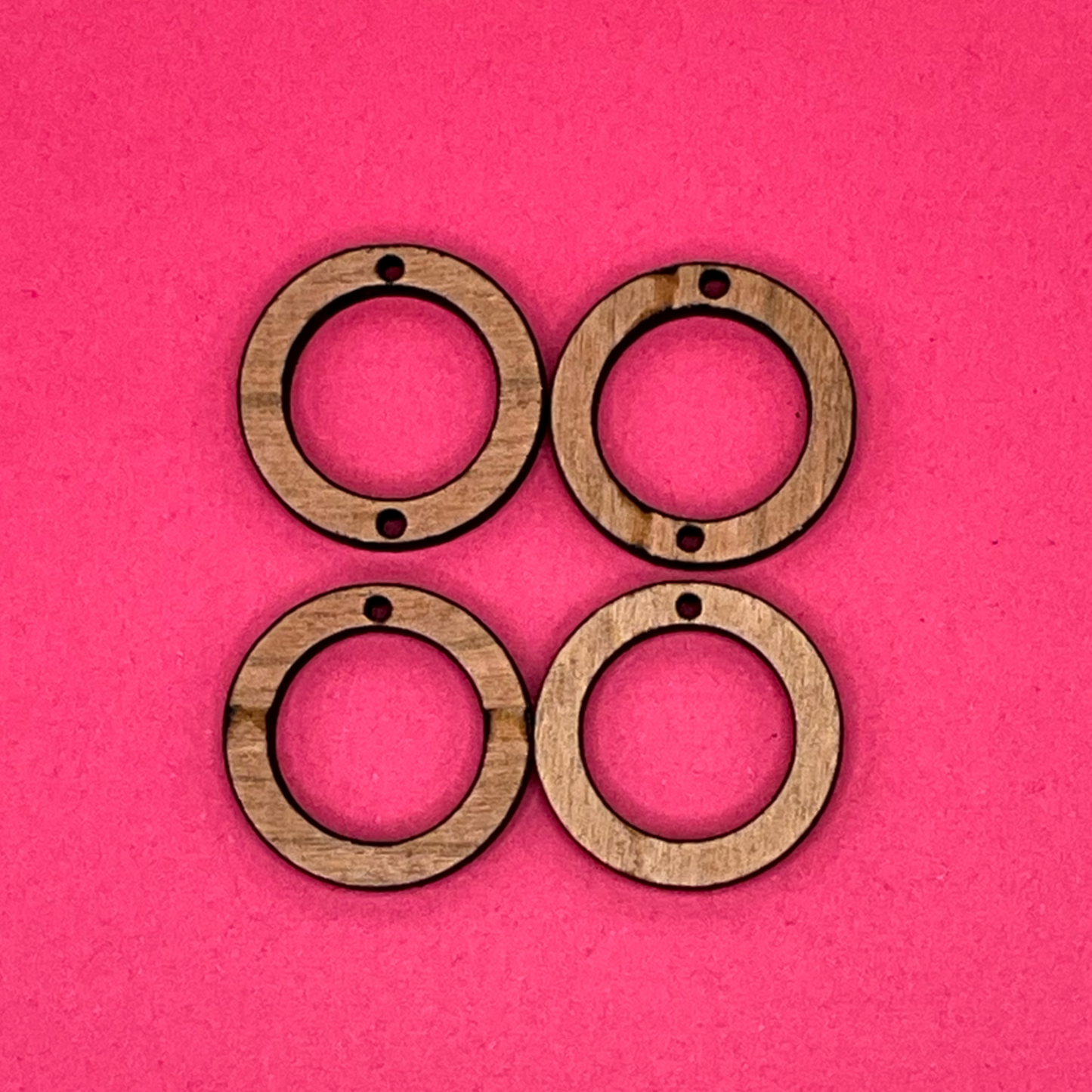 Blank Double Hoop wooden bezel