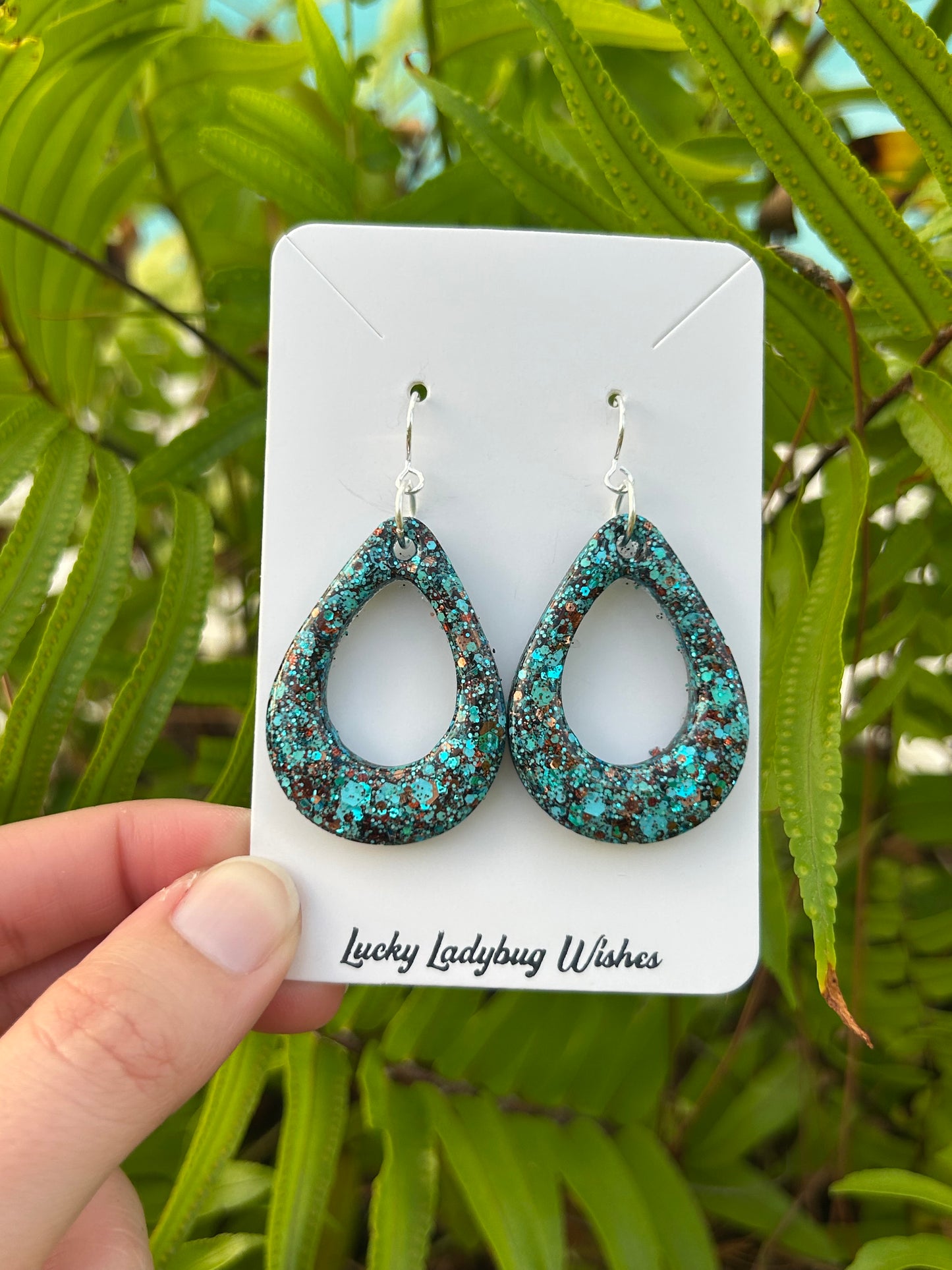 Small Turquoise Cowgirl earrings