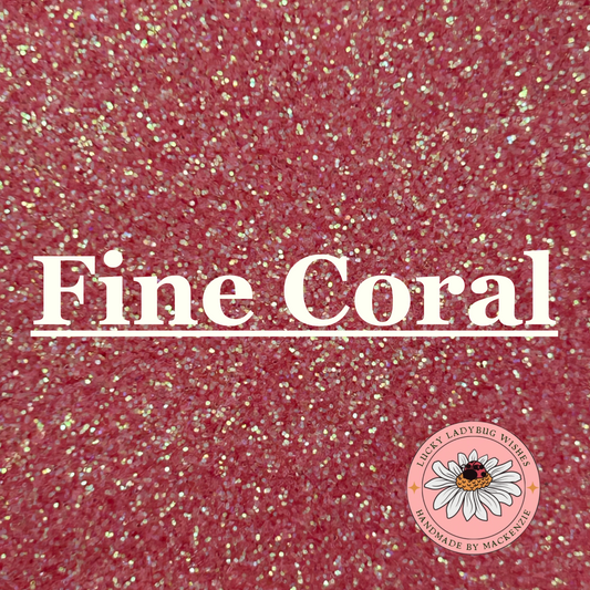 Fine Coral Glitter