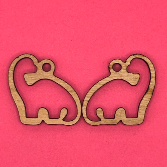 Blank Brachiosaurus wooden bezels
