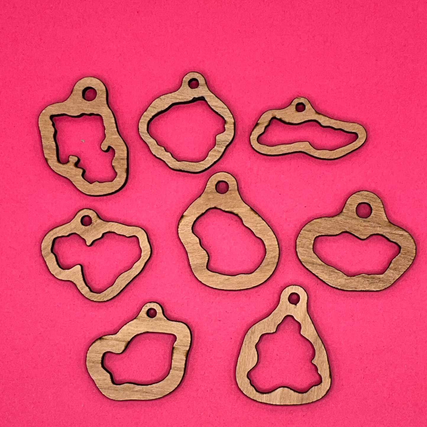 Blank Hawaiian islands wooden bezel