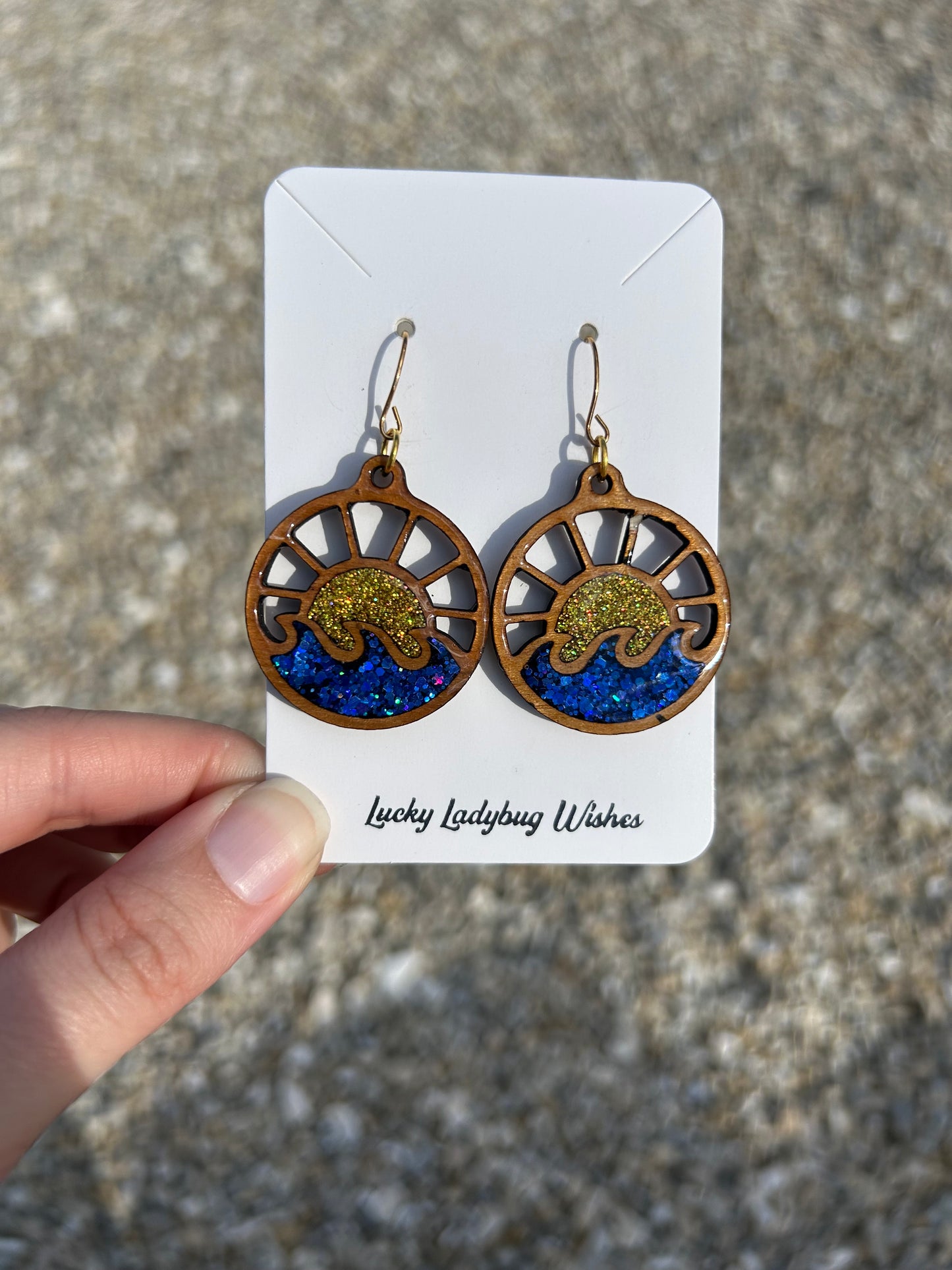 Sun Wave Hoop earrings