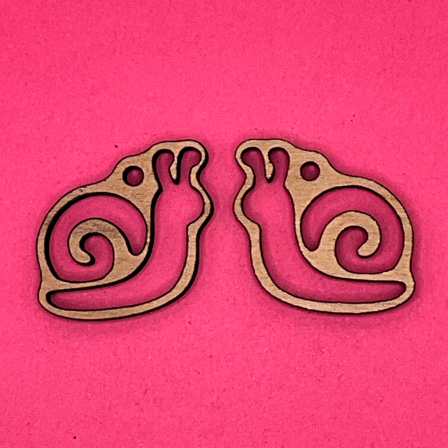 Blank Snail wooden bezels