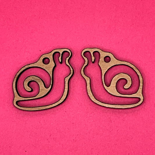 Blank Snail wooden bezels