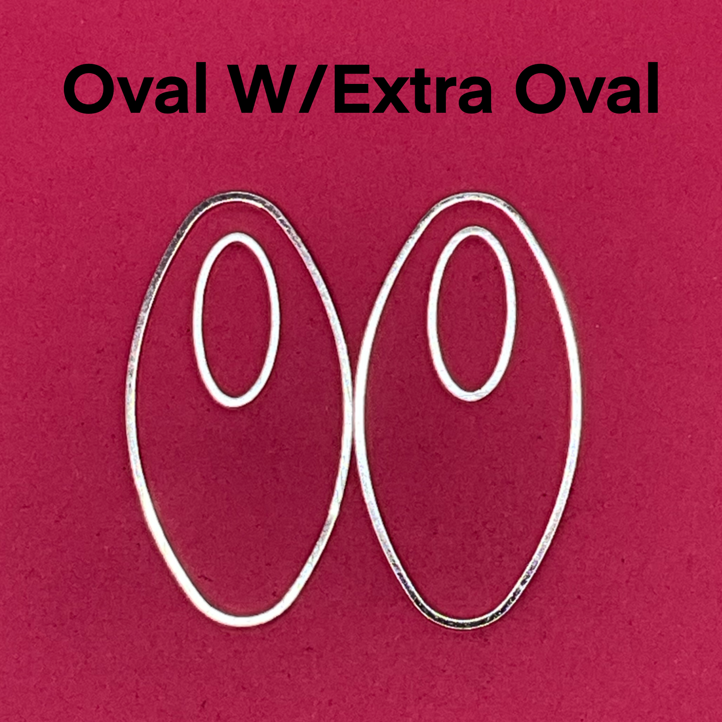 Oval metal bezels