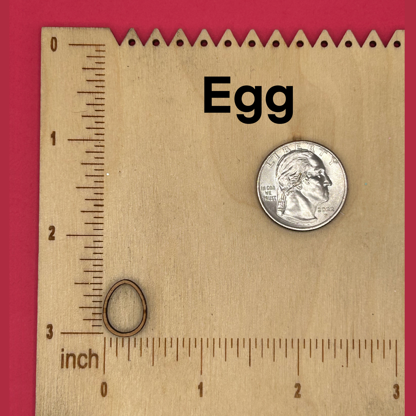 Blank Easter Studs wooden bezels