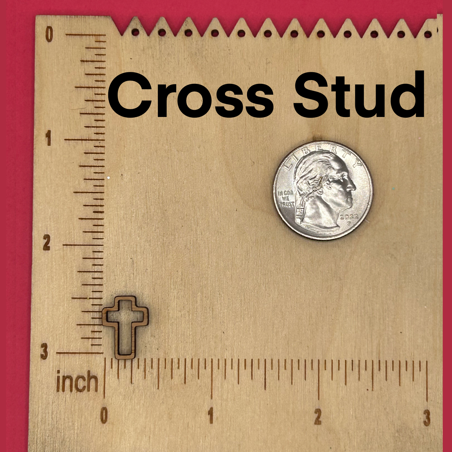 Blank Easter Studs wooden bezels
