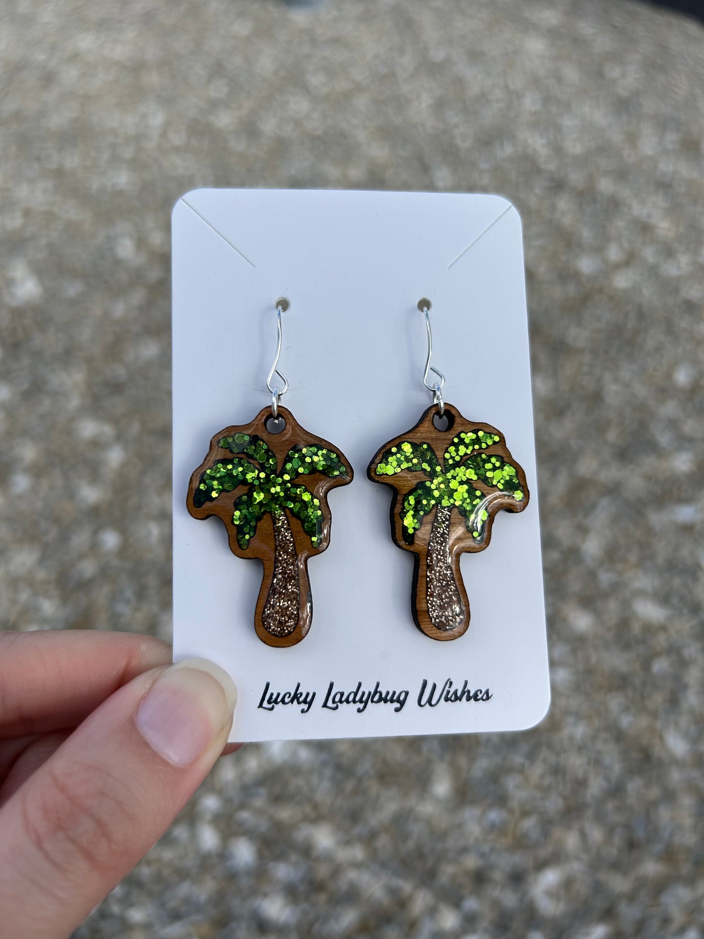 Palm Tree earrings