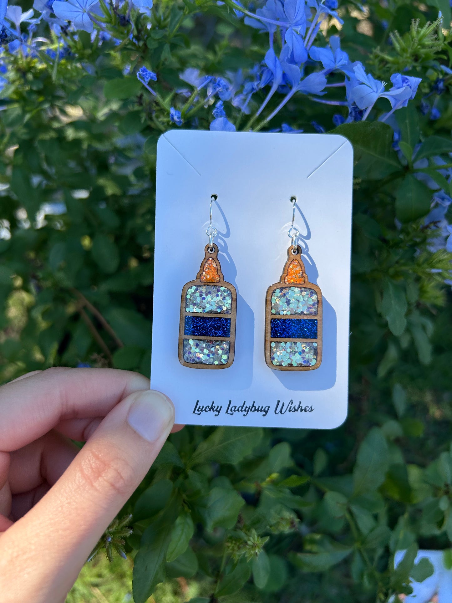 Glue Bottle earrings