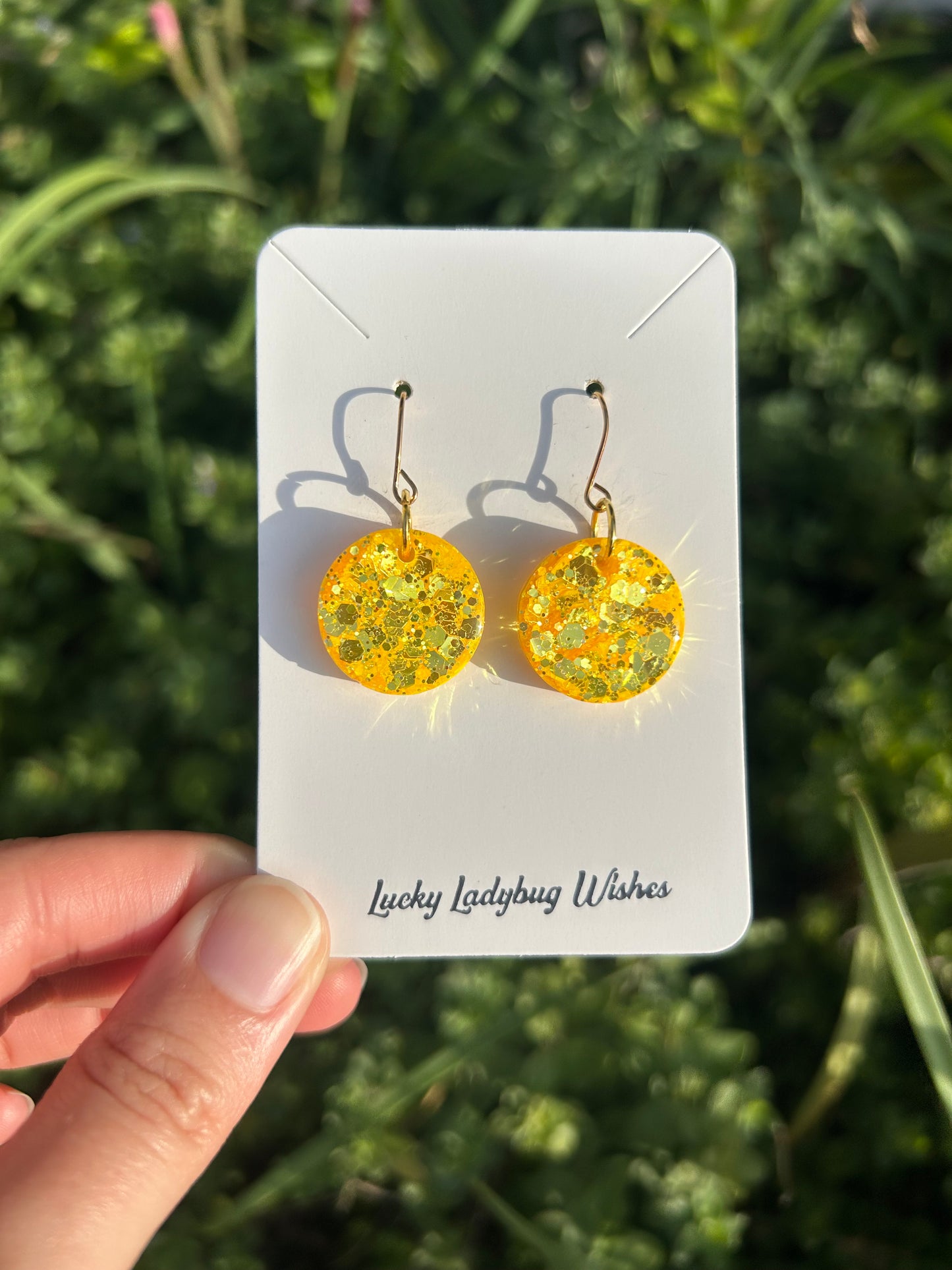 Small Aloha earrings