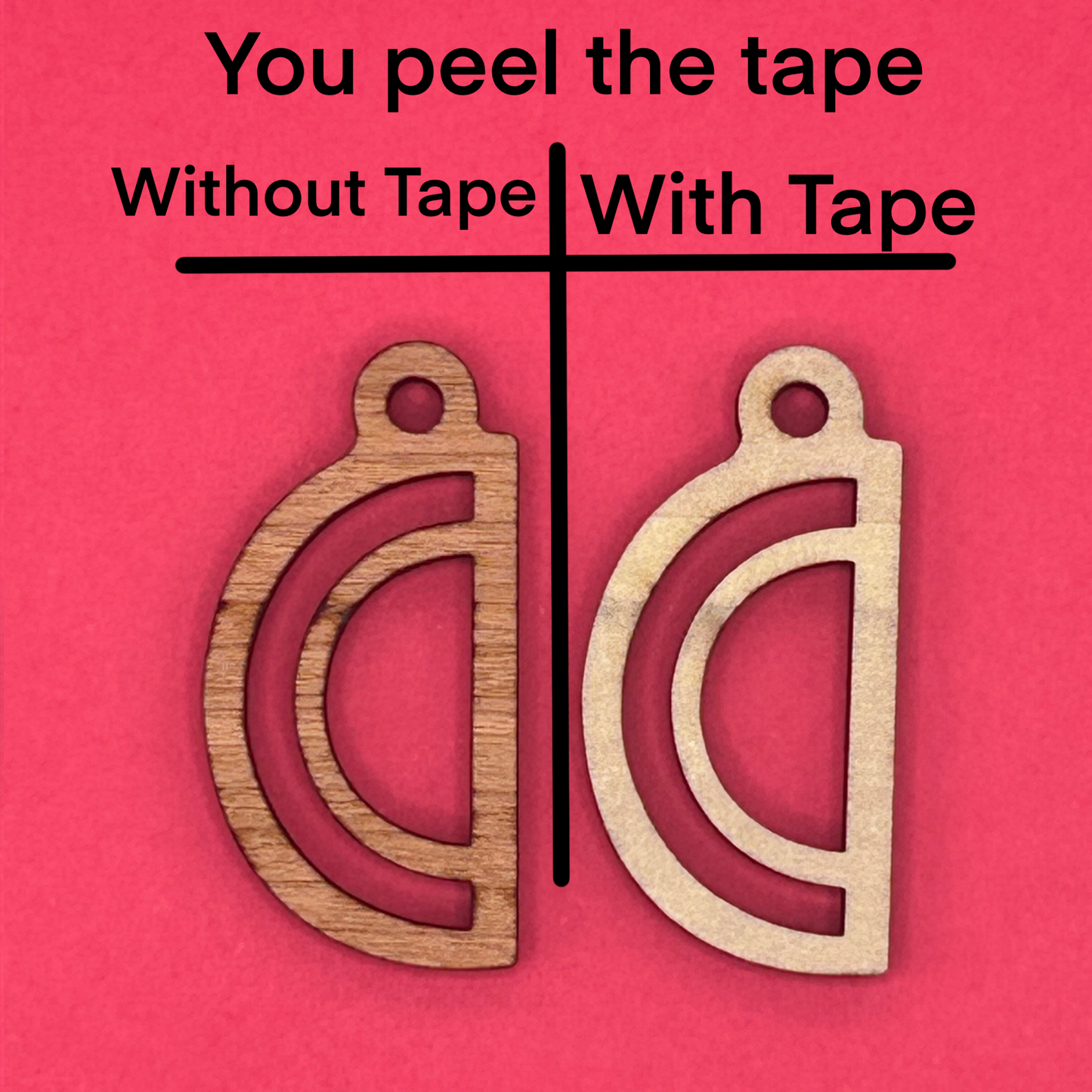 Blank Watermelon Slice wooden bezel