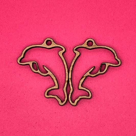 Blank Dolphin wooden bezels