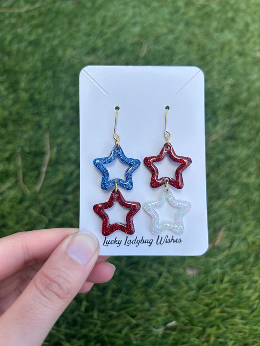 Star Chain earrings