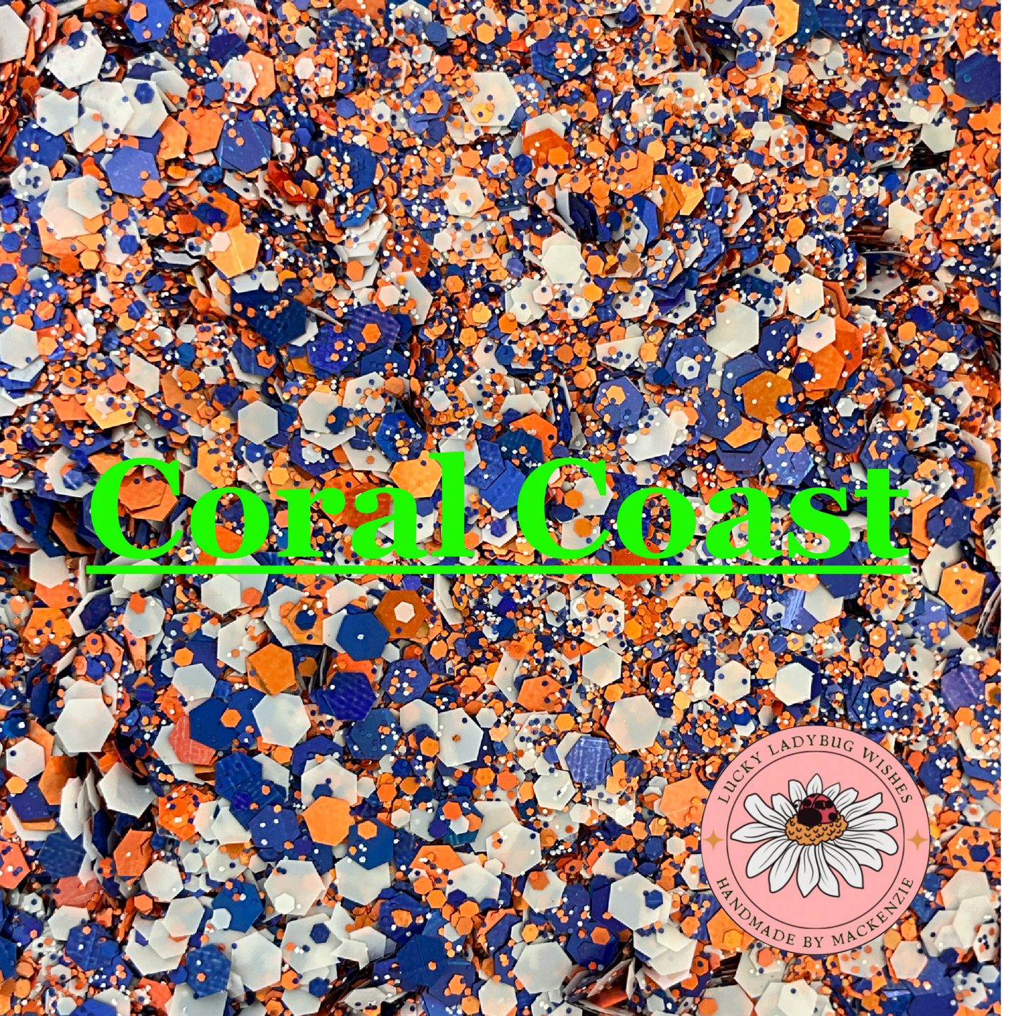 Coral Coast glitter