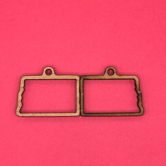 Blank North Dakota wooden bezel