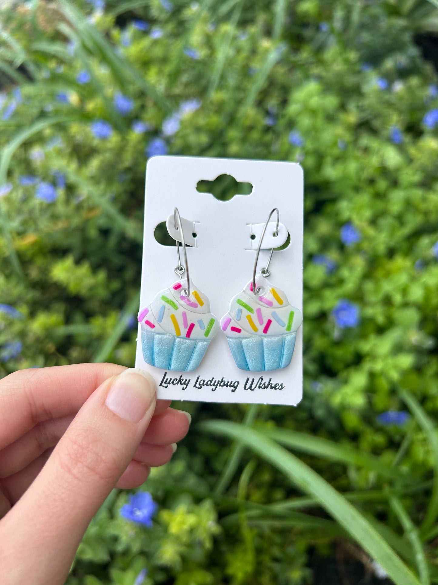 Cupcake earrings