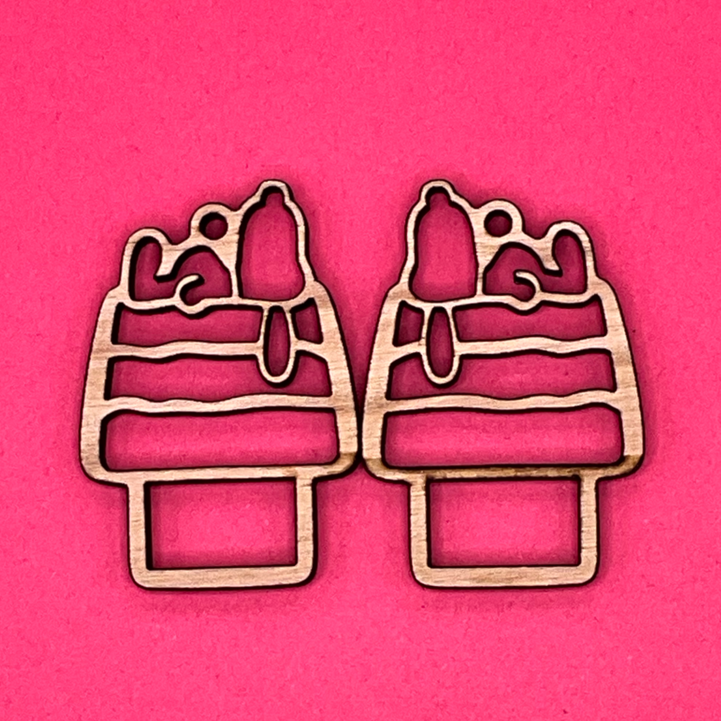 Blank Dog house wooden bezels