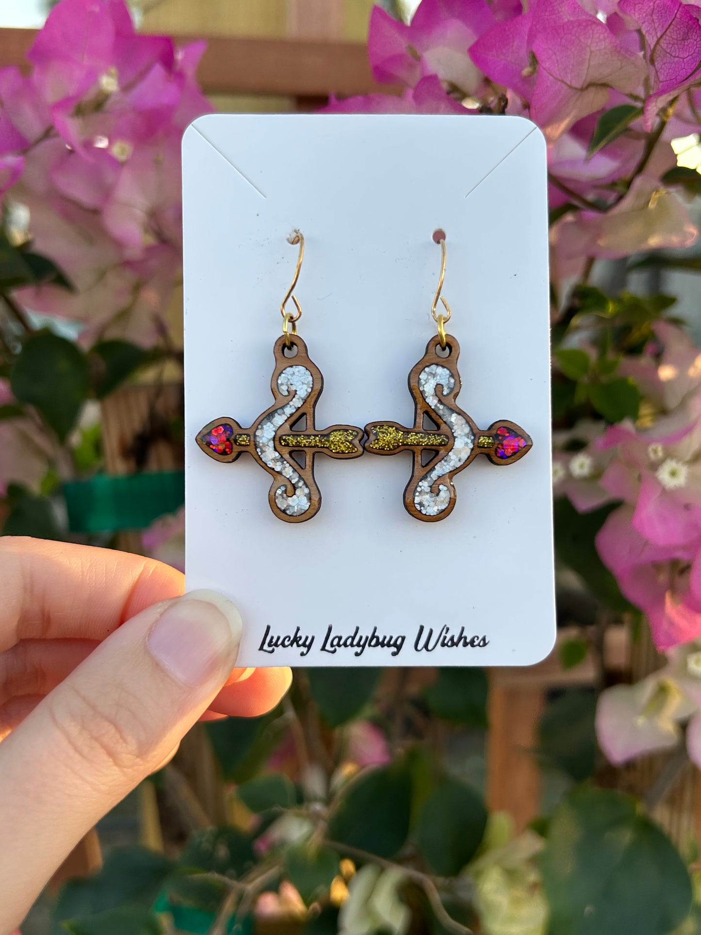 Bow and Arrow earrings