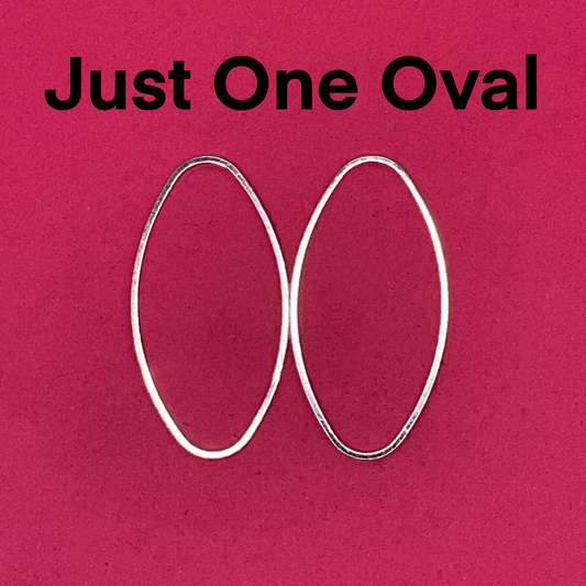 Oval metal bezels