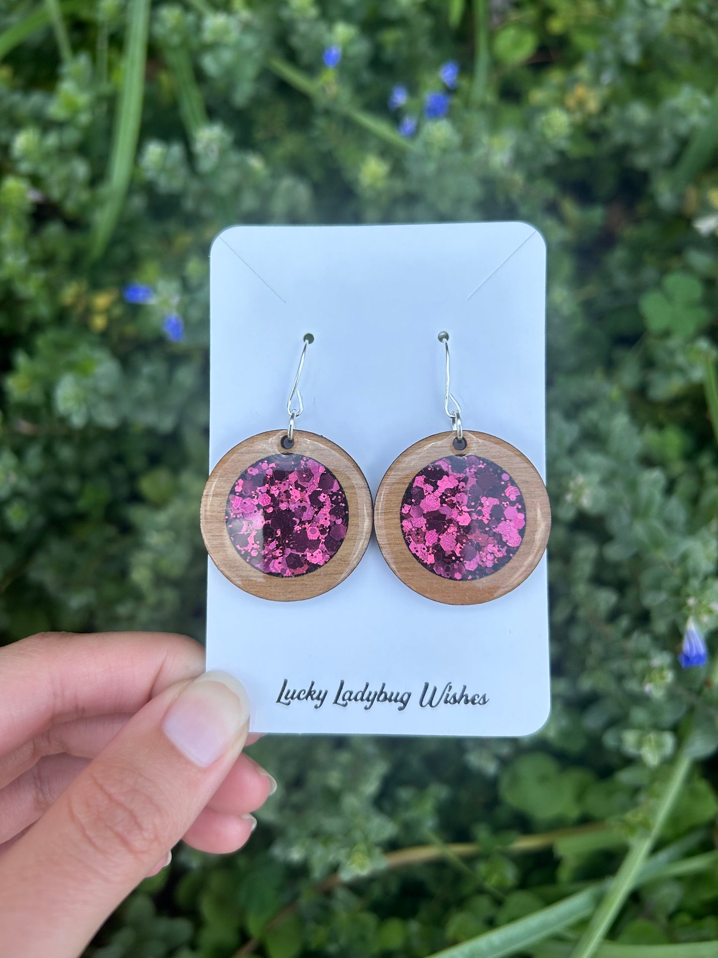 Jane wooden earrings