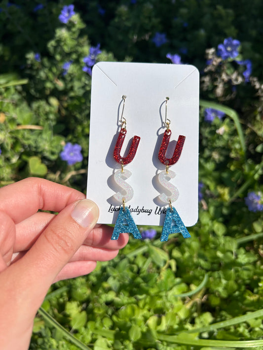 USA earrings