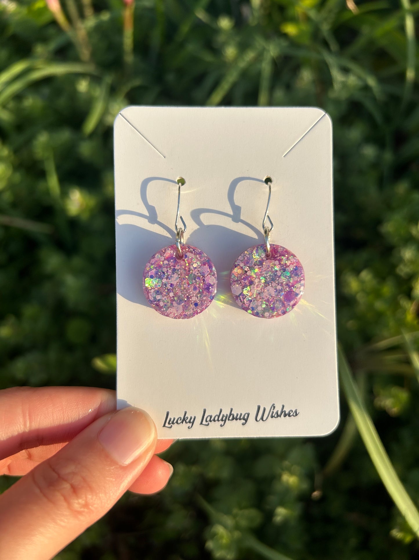 Small Summer Sunset earrings