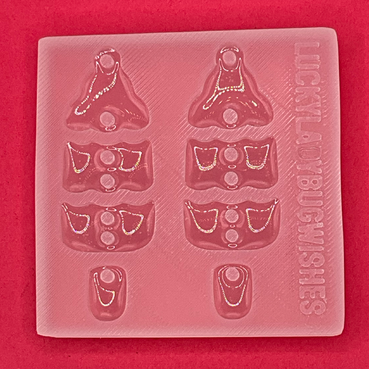 Tiered Bomb Pops Silicone Mold