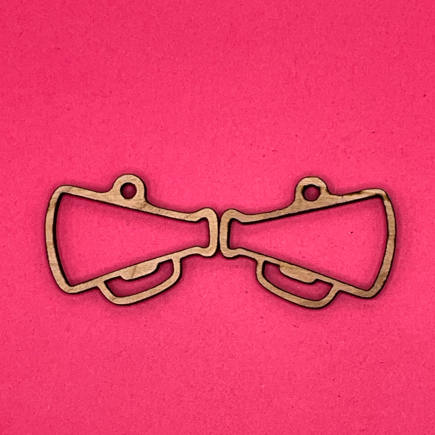 Blank Megaphone wooden bezels