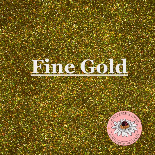 Fine Gold holographic glitter