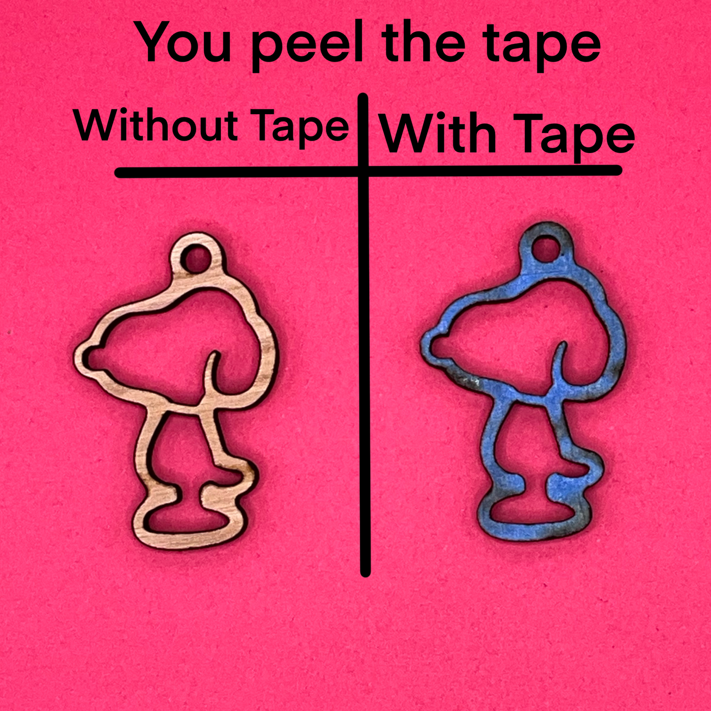 Blank Dog and Bird wooden bezels