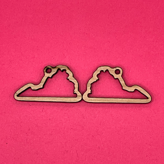 Blank Virginia wooden bezel