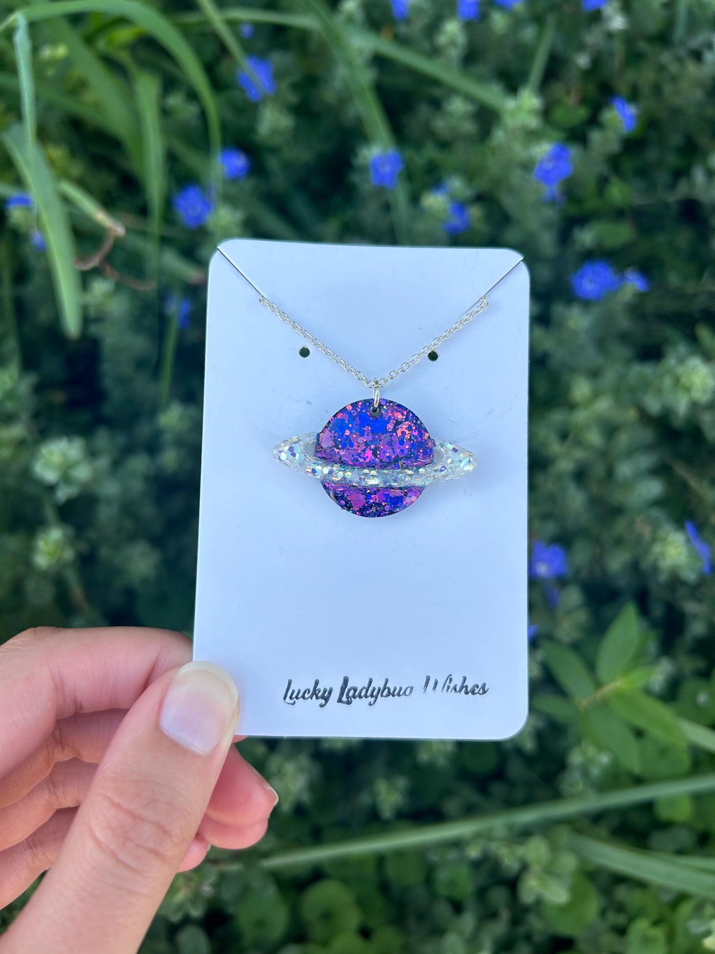 Planet necklace