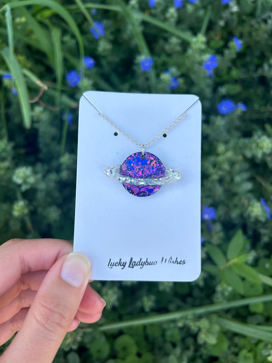 Planet necklace