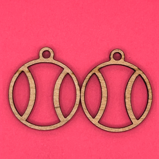 Blank Tennis Ball wooden bezels