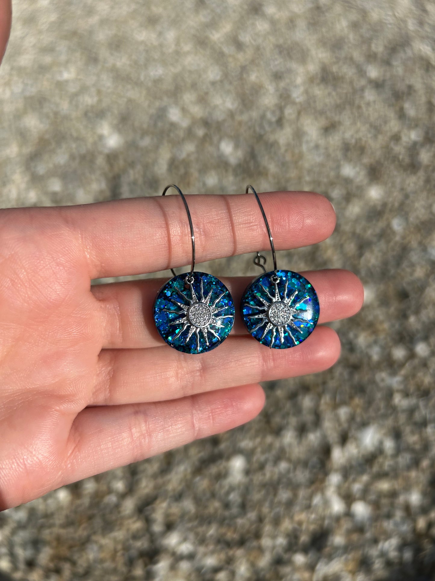 Sun Charm earrings