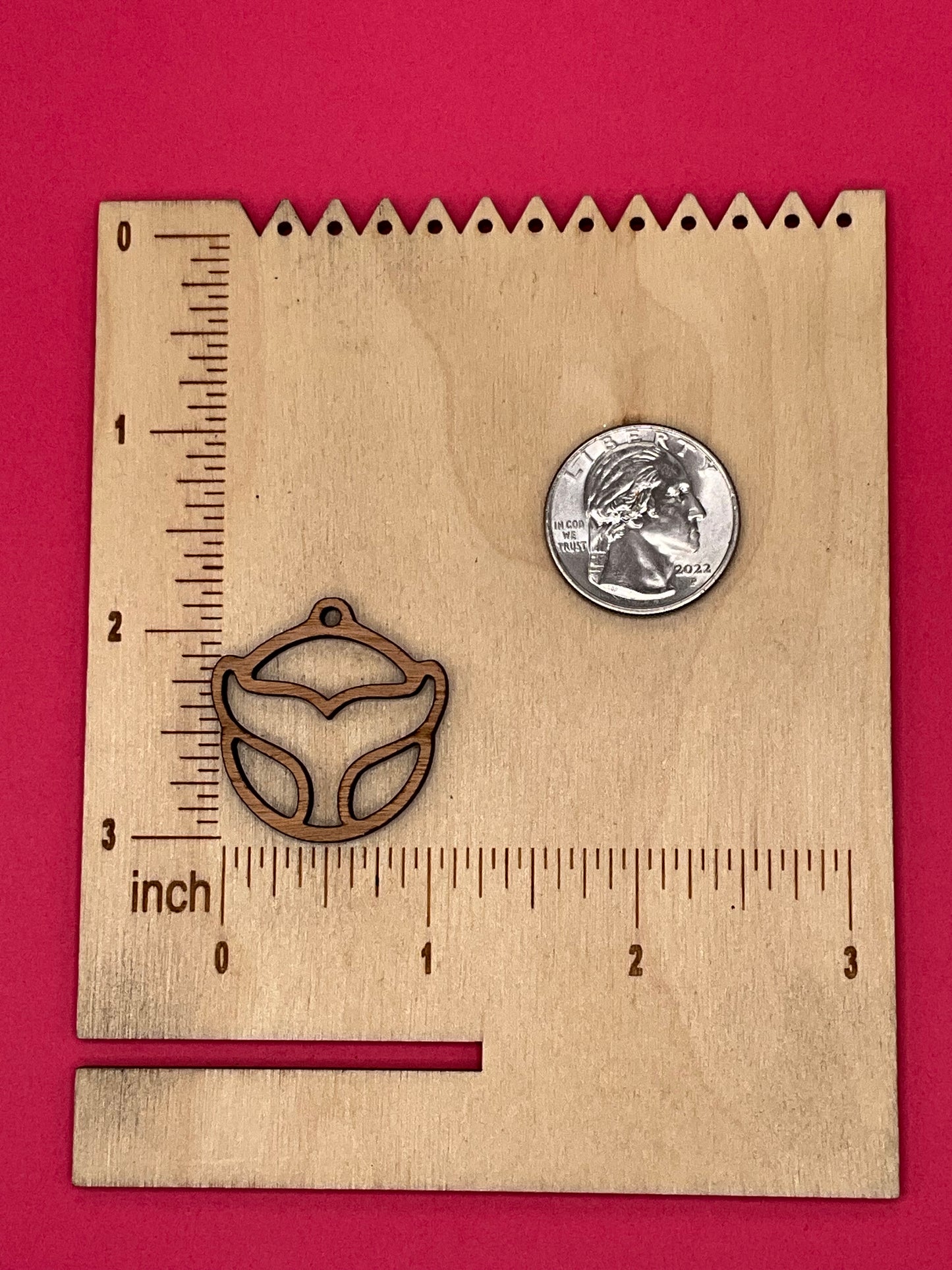 Blank Tail Hoop wooden bezels